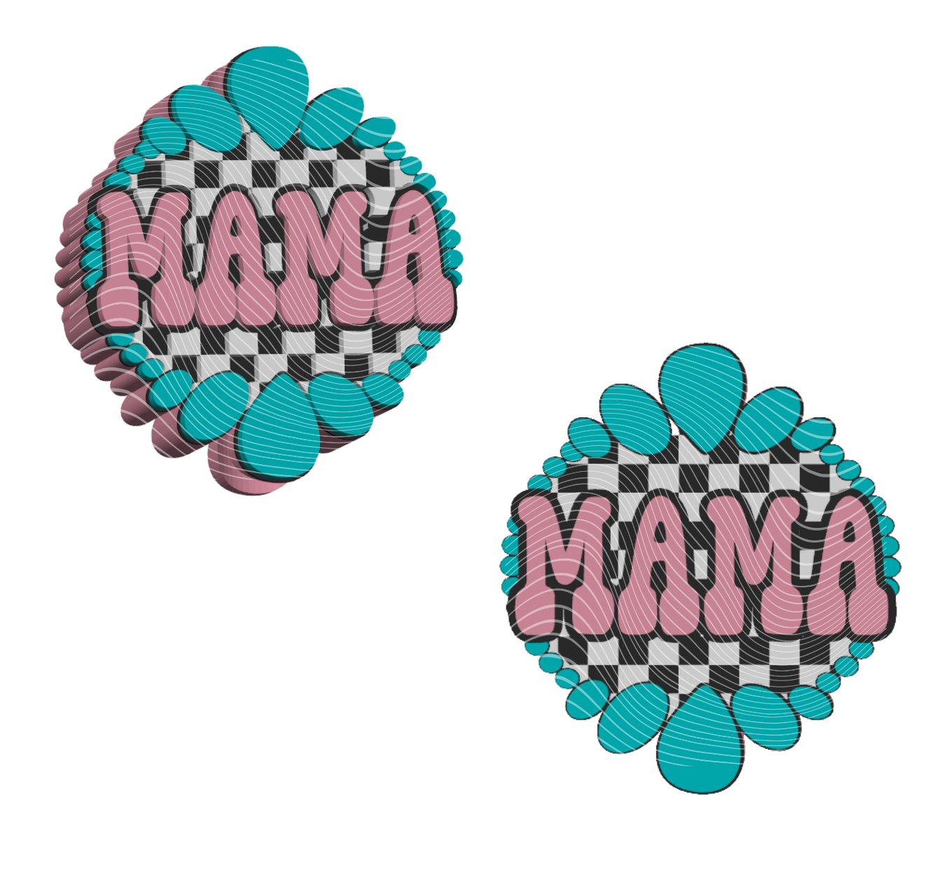 Mama Concho - 3D Printed Straw Topper