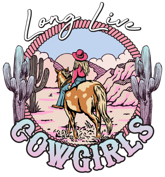 Long Live Cowgirls - UVDTF decals