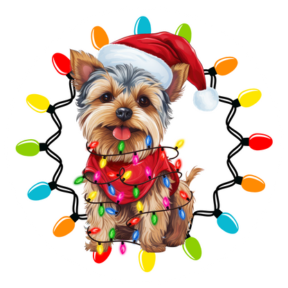 Blue Background Dog Christmas Ornament Bundle 2.8 Inch - Ornament UVDTF Decal (Copy)