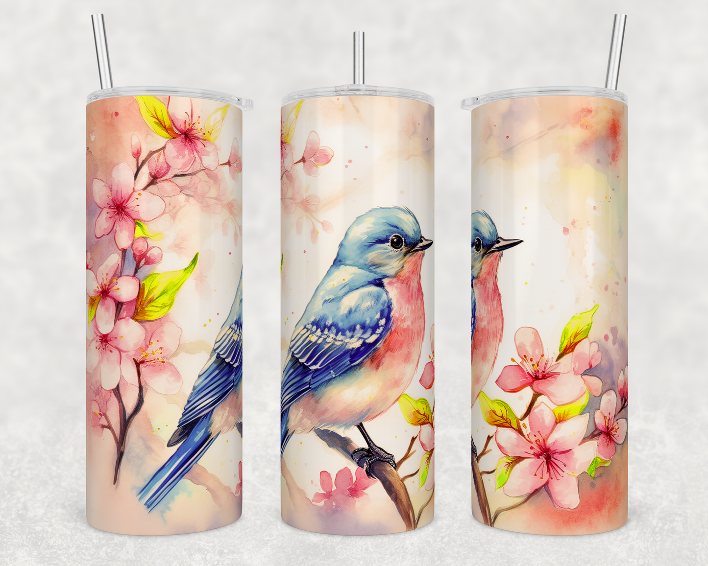 Blue Bird - Sublimation 20 oz tumbler