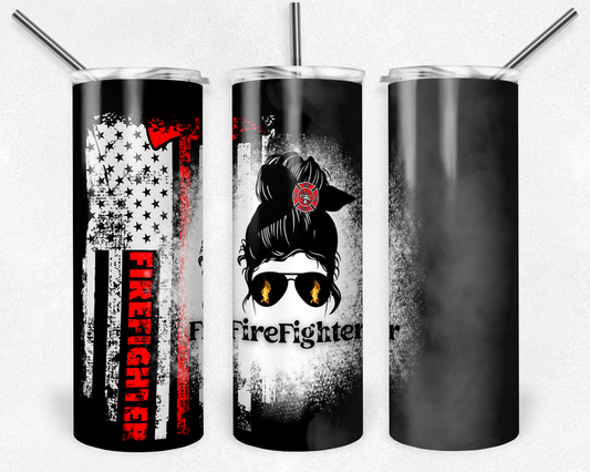 Firefighter - Sublimation 20 oz tumbler