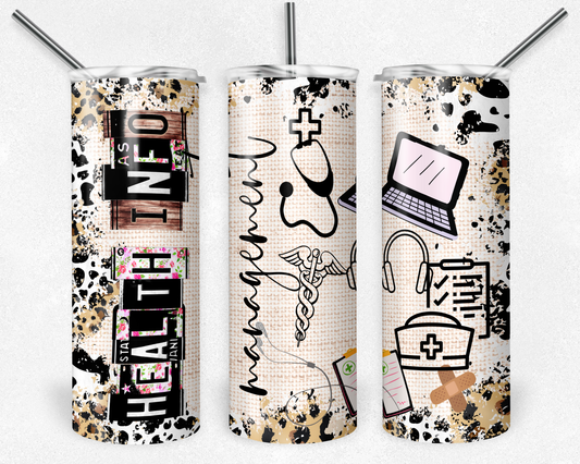 Health Info Management - Sublimation 20 oz tumbler