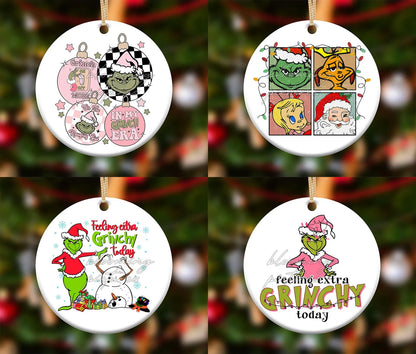 Character Movie Christmas Ornament Bundle  2.8 Inch - Ornament UVDTF Decal