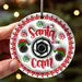 Santa Cam Christmas Ornament 2.8 Inch - Ornament UVDTF Decal