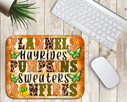 Fall Flannels - Mouse Pad Sublimation Transfer