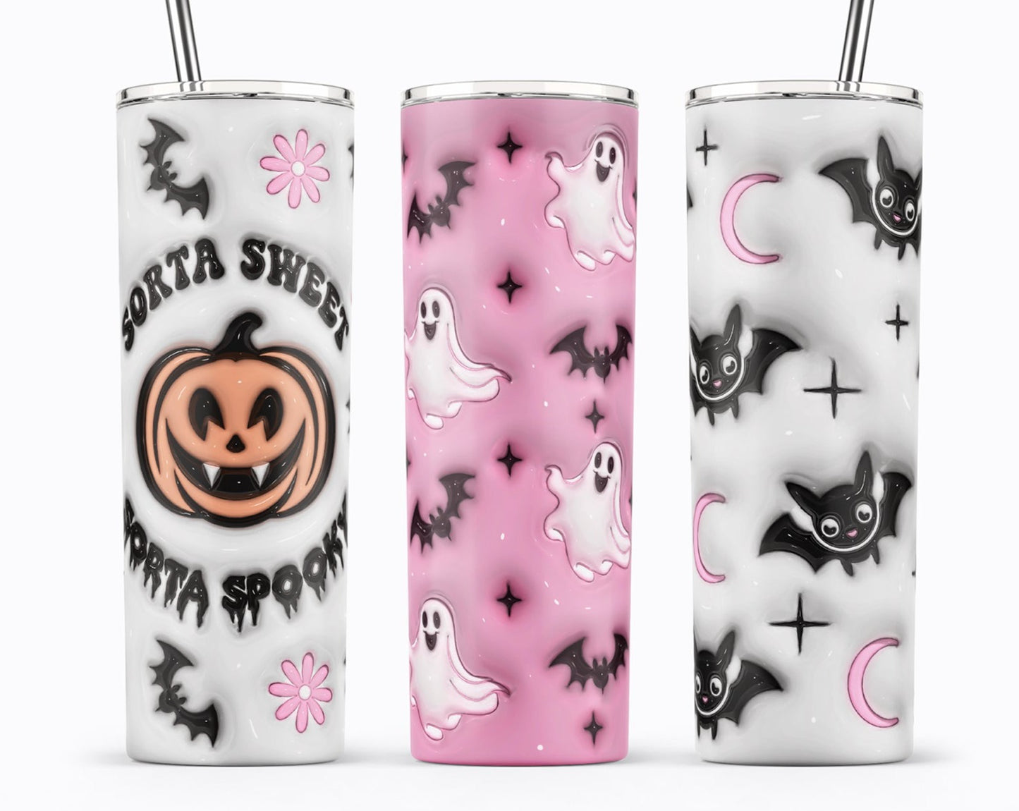 Halloween Puff Inflated - 20 oz Sublimation Tumbler