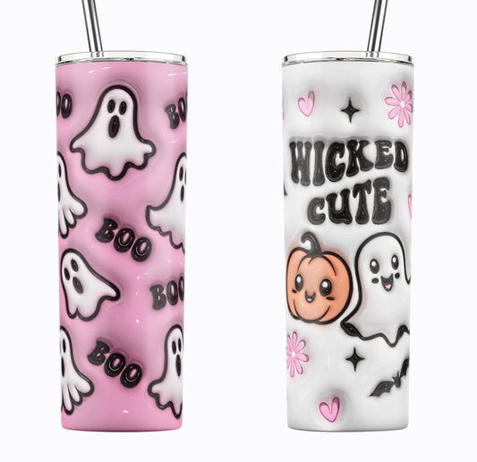 Halloween Puff Inflated - 20 oz Sublimation Tumbler