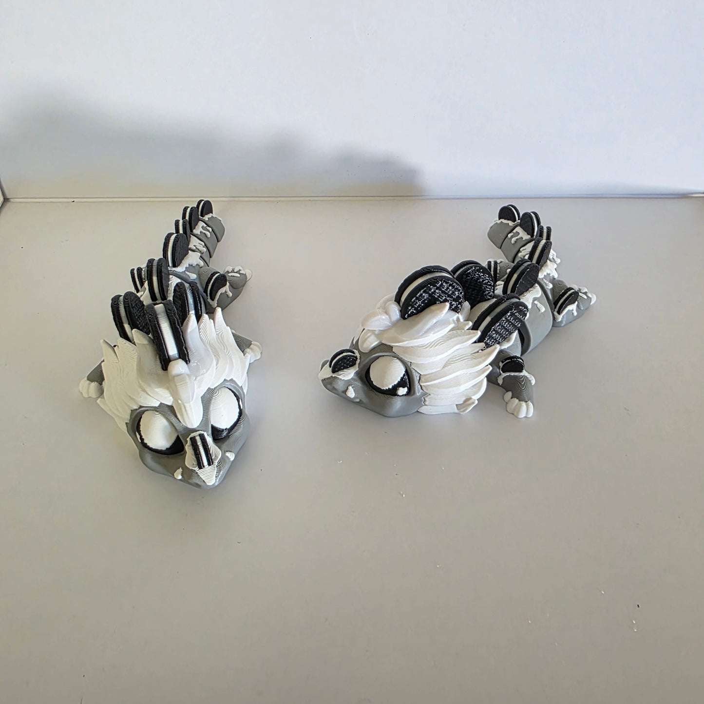 Articulated Flexi Oreo Cookie Dragon Poseable 3D Printed Toy