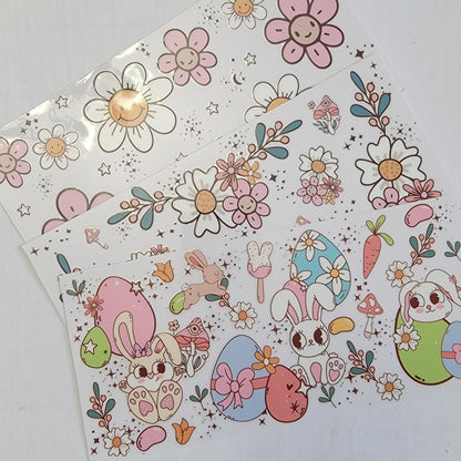 Floral Spring Bunny Bundle - Libby UV DTF Wrap Bundle