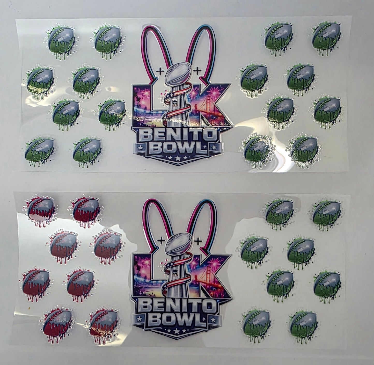Superbowl 2026 8 Options!! - 16 oz / 20 oz Libby UV DTF