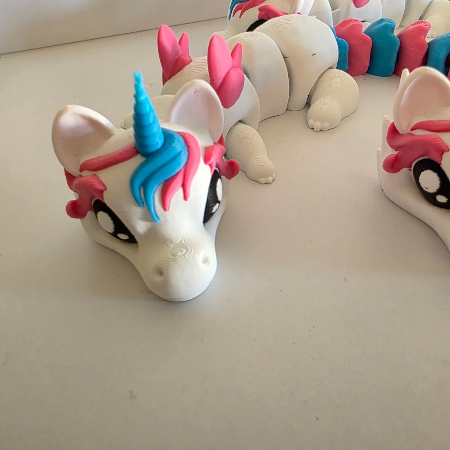 Articulated Flexi Unicorn 🦄 Dragon Poseable 3D Printed Toy