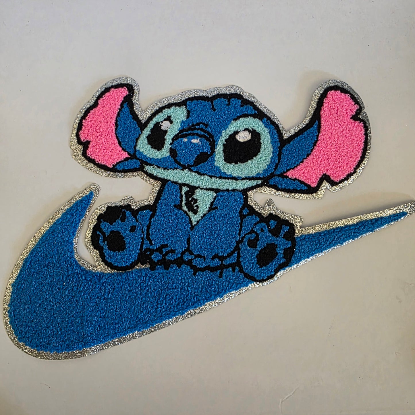 Blue Alien - Chenile Patch