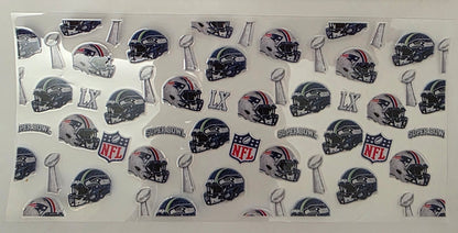 Superbowl 2026 8 Options!! - 16 oz / 20 oz Libby UV DTF