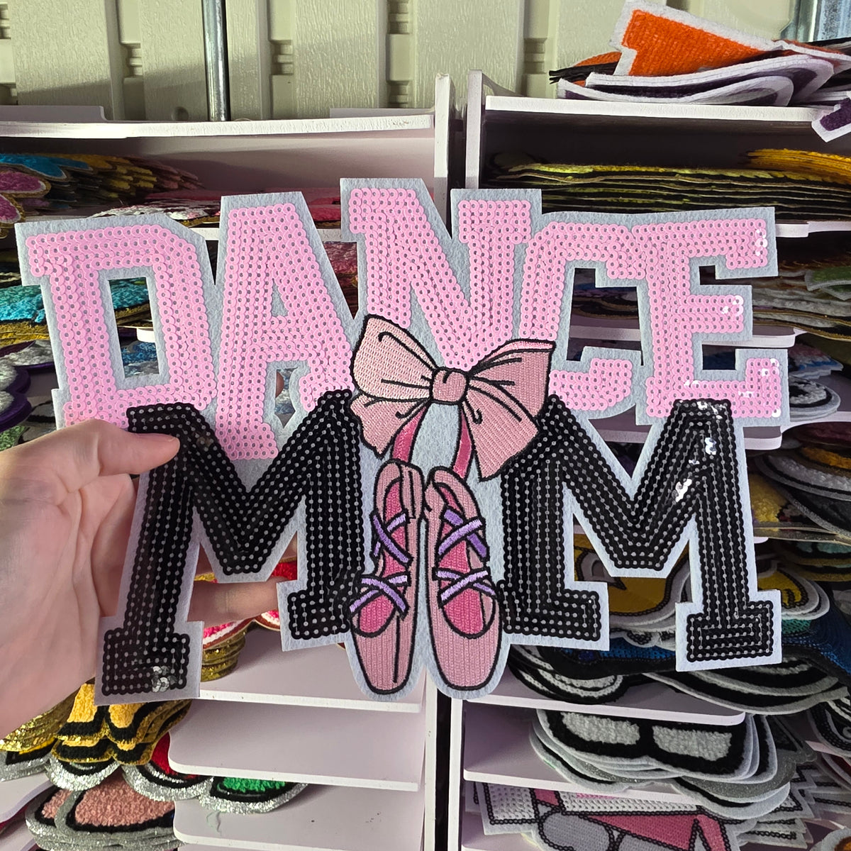 Ballerina Dance Mom - Sequin Patch