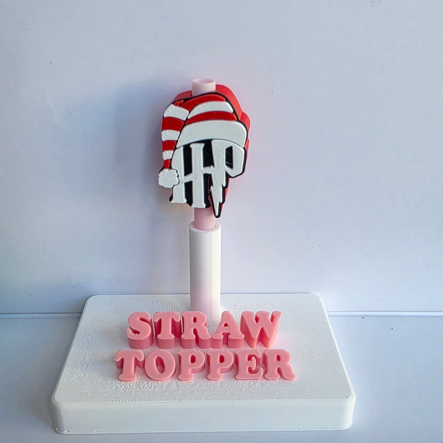 Christmas Wizard 3D Printed Straw Topper