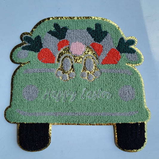 Easter Truck Chenile Patch
