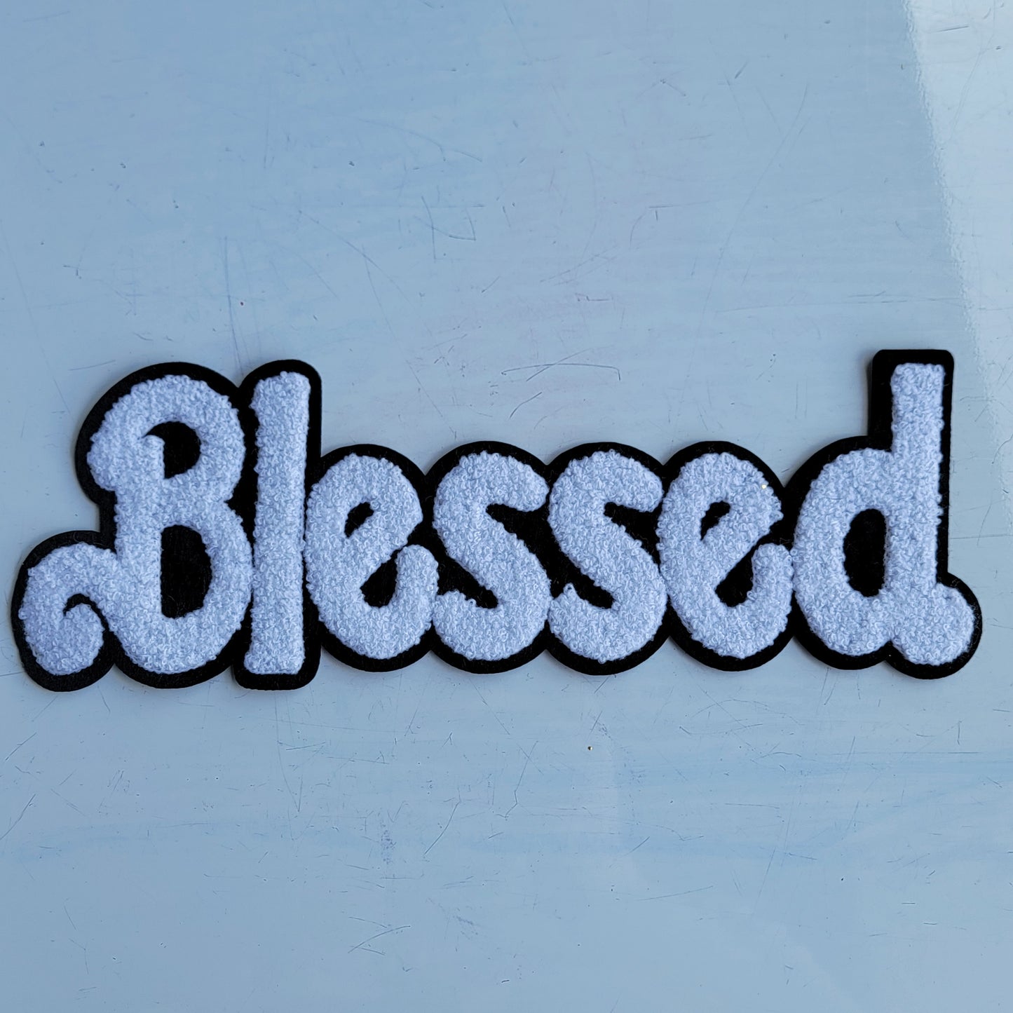 Faith BLESSED Chenile Patch