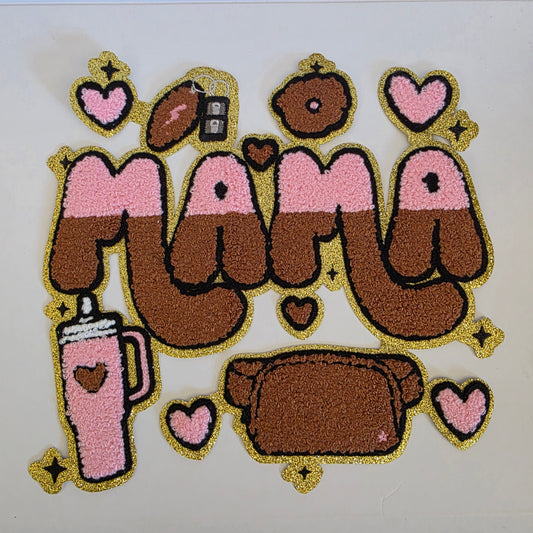 MAMA And Tumbler - Chenile Patch