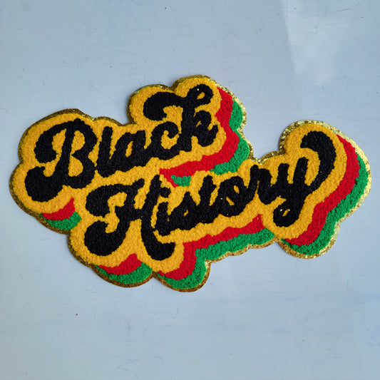 Black History Chenile Patch