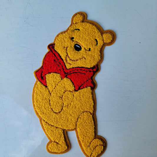 Yellow Bear Chenile Patch
