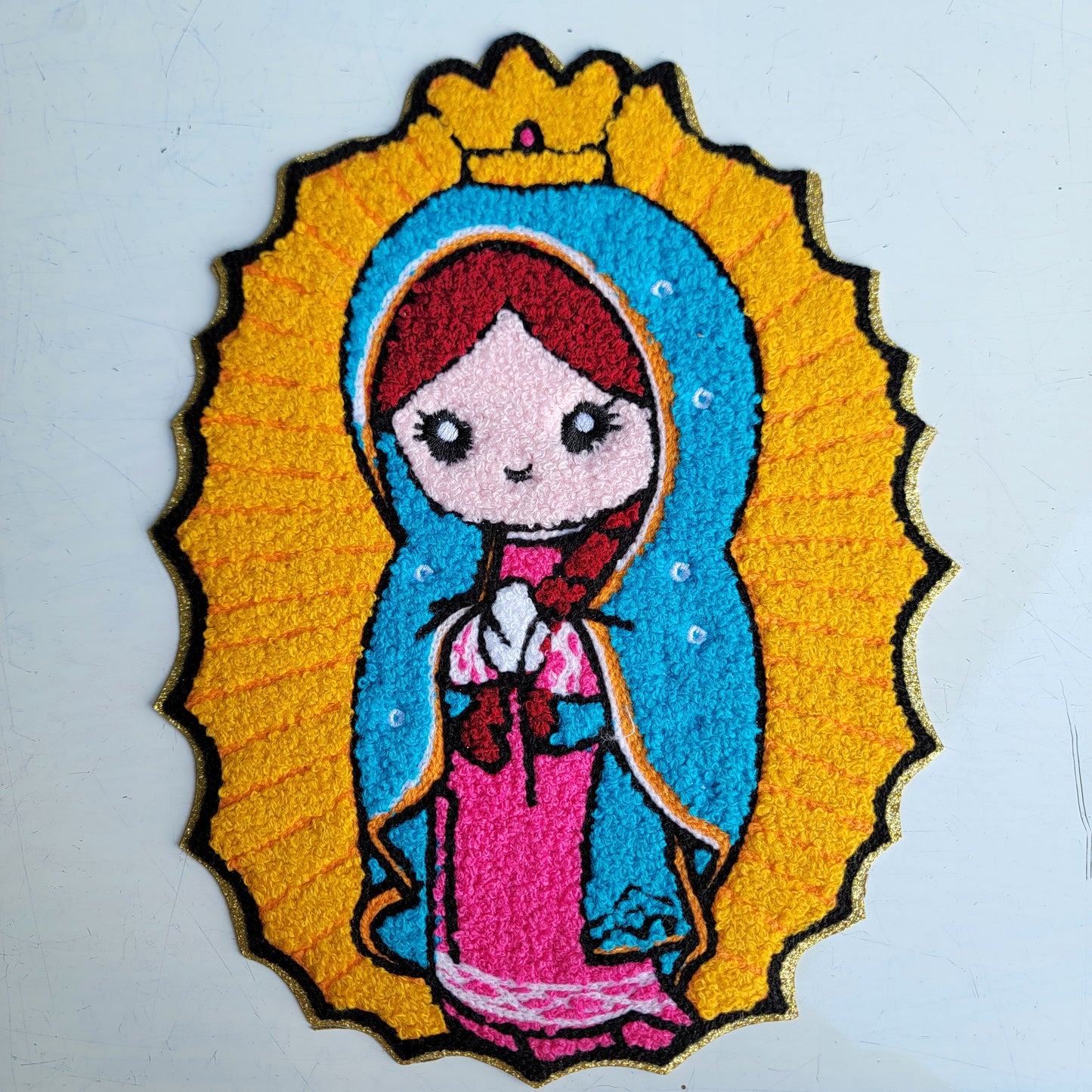 Virgins Mary Chenile Patch