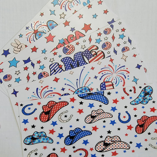 Patriotic Fourth Of July Bundle - Libby UV DTF Wrap Bundle
