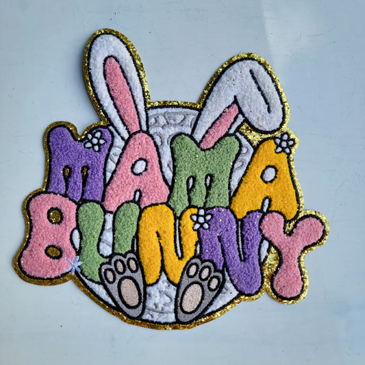 Easter Mama Bunny Chenile Patch