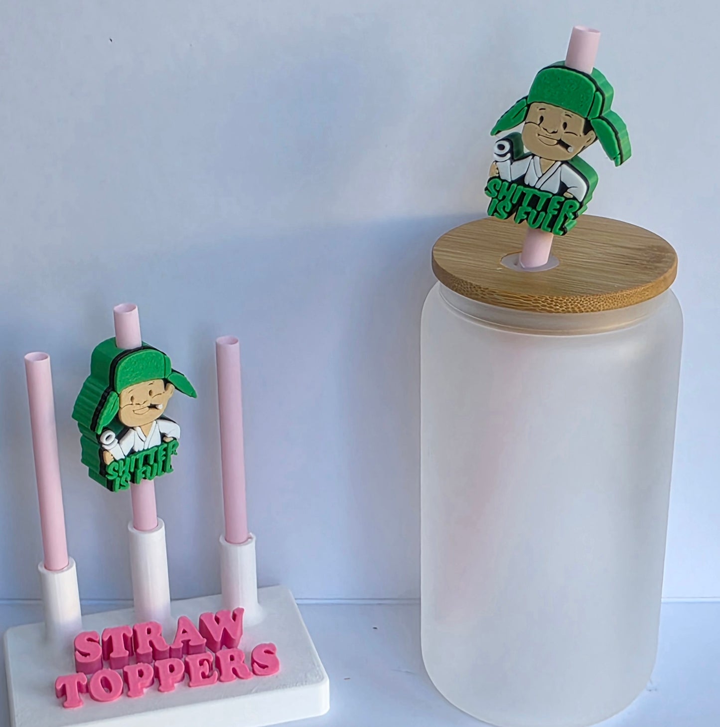 Christmas Story 3D Printed Straw Topper