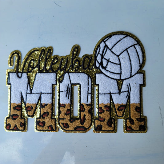 Volleyball Mom Chenile Patch