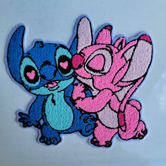 Alien kissing Alien Chenile Patch