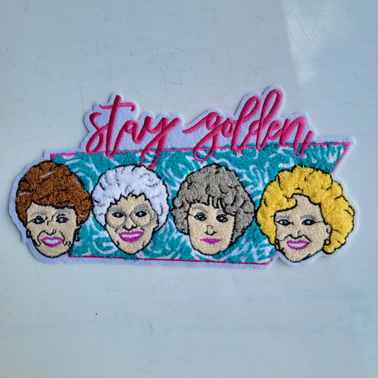 Golden ladies Chenile Patch