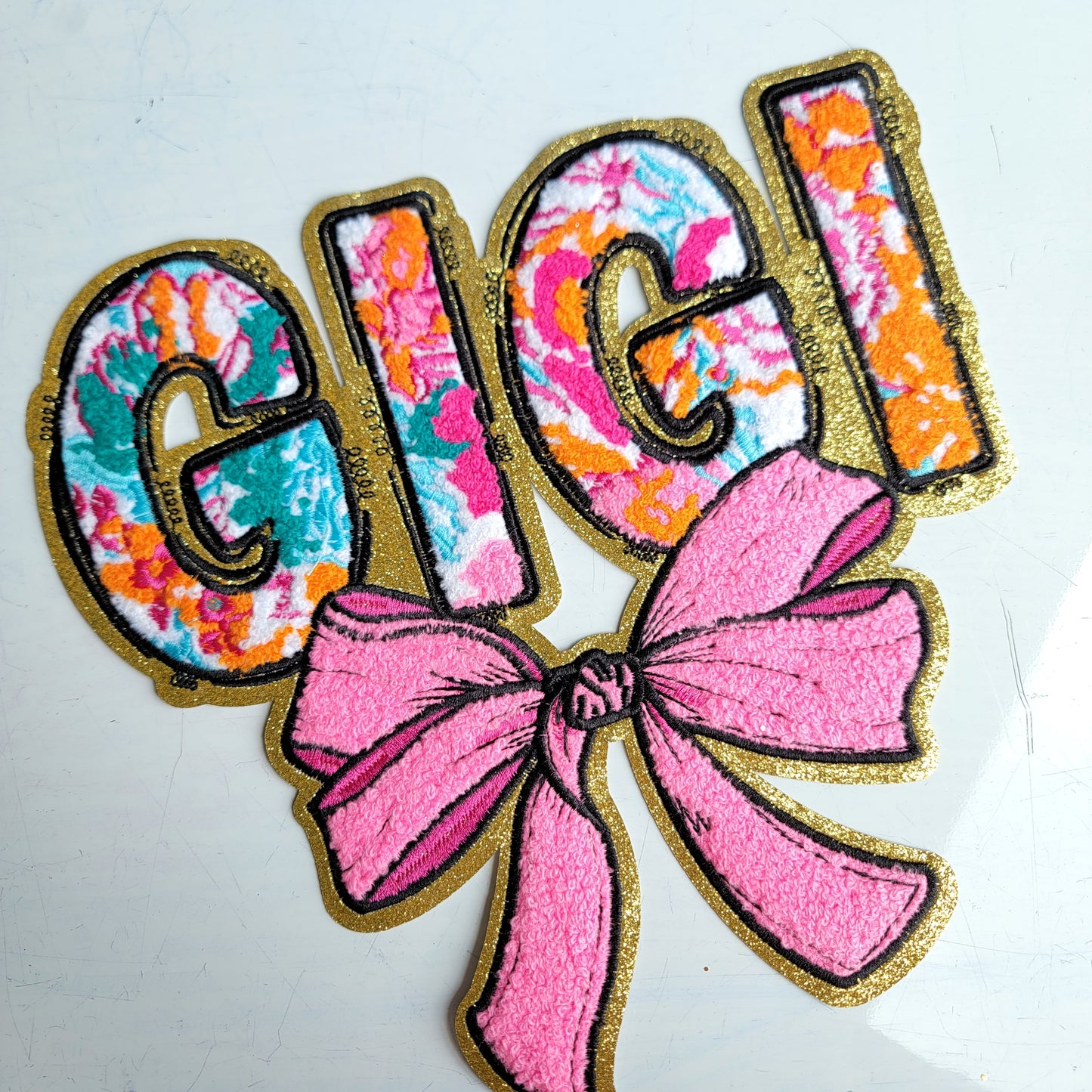 Colorful GIGI Chenile Patch