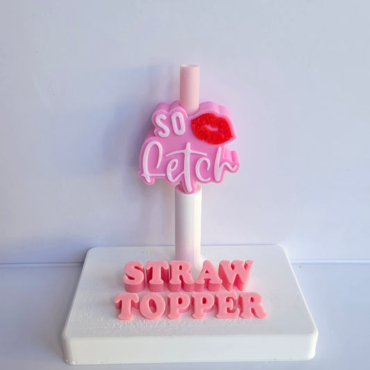 So Fetch 3D Printed Straw Topper
