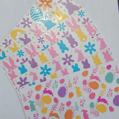 Colorful Easter Bunny Bundle - Libby UV DTF Wrap Bundle