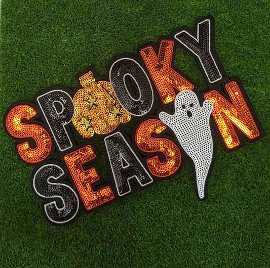Spooky Season Sequin Patch