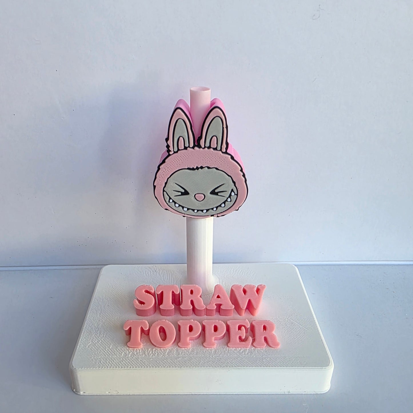 La Bu Bear 3D Printed Straw Topper