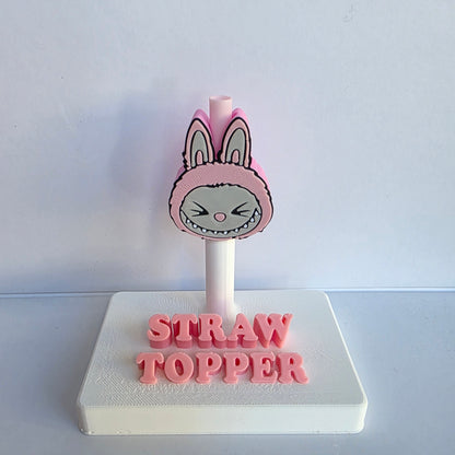 La Bu Bear 3D Printed Straw Topper