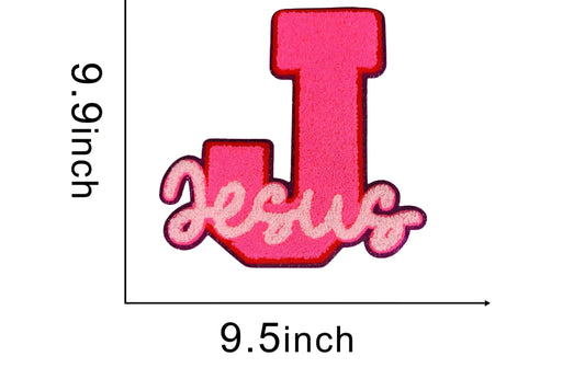 J is for JESUS Chenile Patch