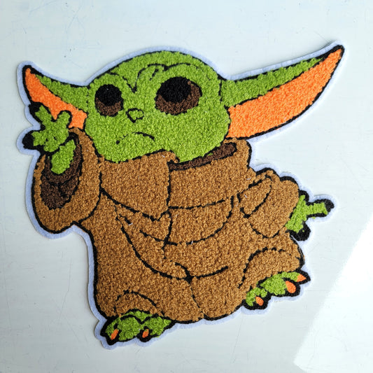 Space Alien Chenile Patch