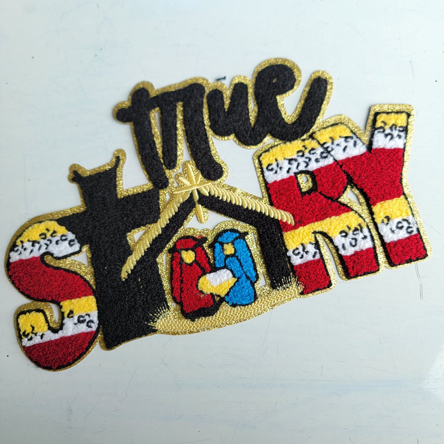 Faith True Story Chenile Patch