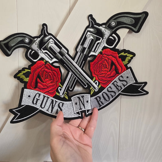 Guns and Roses - Embroidered Patch