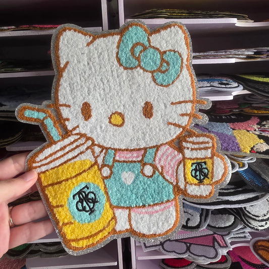Kitty Designer Coffee  - Chenile Patch