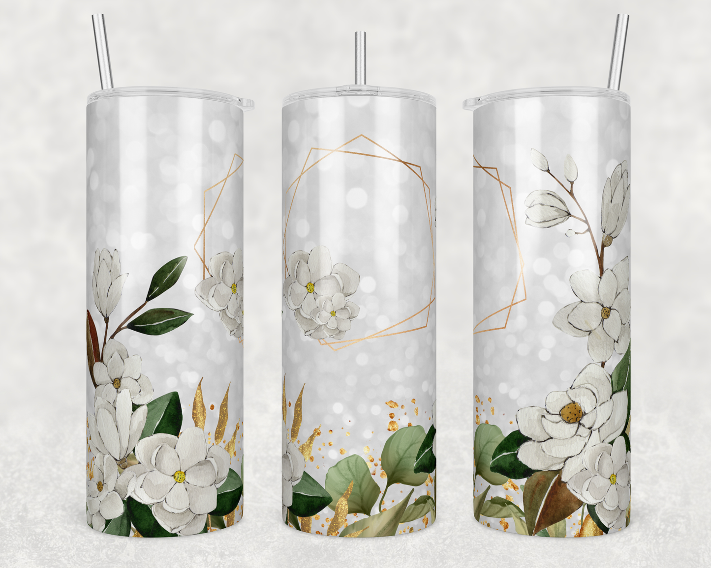 Floral Print - Sublimation 20 oz tumbler