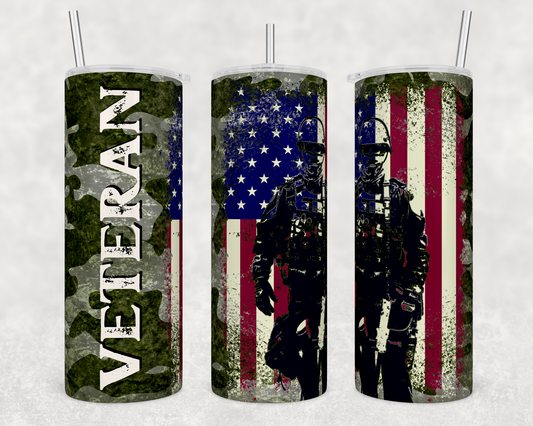 Veteran - Sublimation 20 oz tumbler