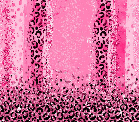 Pink Leopard Print - 20 Oz Sublimation Transfer
