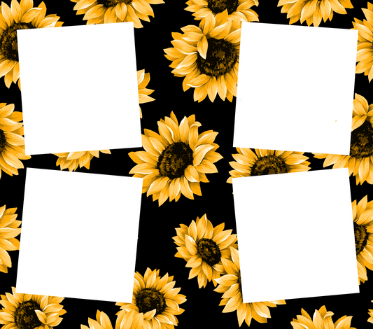 Sunflower W/ Custom Image Slots - 20 Oz Sublimation Transfer