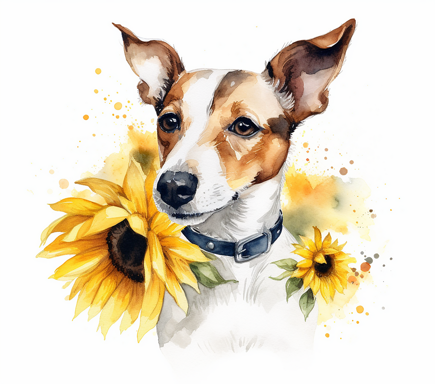 Jack Russell Terrier Watercolor - 20 Oz Printed Sublimation Transfer