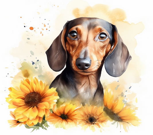 Dachshund Watercolor - 20 Oz Printed Sublimation Transfer
