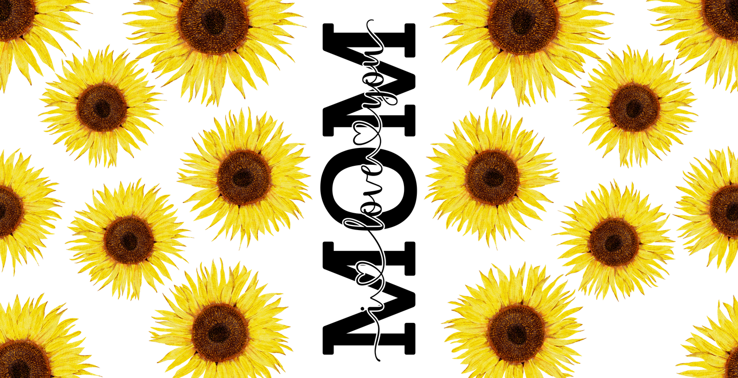 Sunflower Mom - 16 Oz Libby Sublimation Transfers