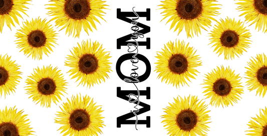 Sunflower Mom - 16 Oz Libby Sublimation Transfers